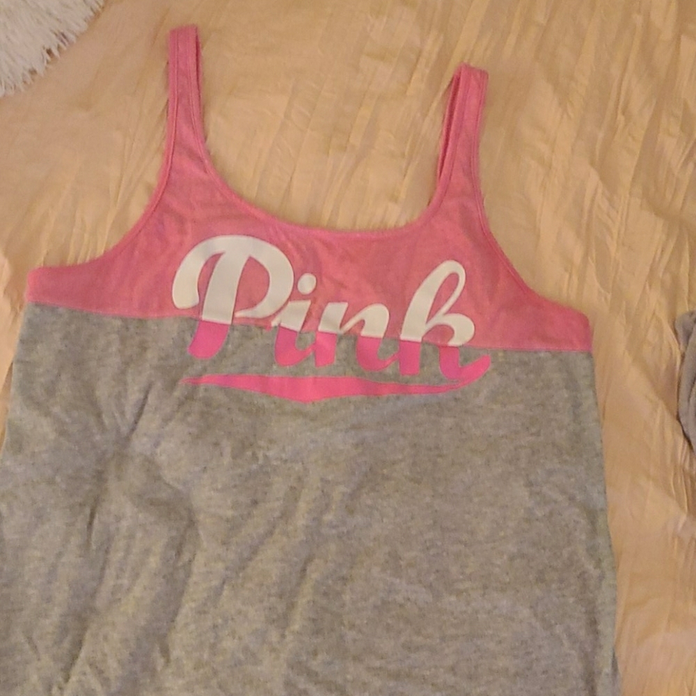 Large Pink tank top